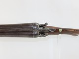 Antique PARKER BROTHERS Double Barrel Side x Side Grade 2 HAMMER Shotgun Antique GRADE 2 Double Barrel 10 Gauge Made In 1887 - 17 of 25