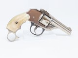 BOURNE KNUCKE DUSTER IVER JOHNSON Safety Automatic Hammerless REVOLVER .32 FINE with PEARL GRIPS! C&R - 6 of 18