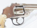 BOURNE KNUCKE DUSTER IVER JOHNSON Safety Automatic Hammerless REVOLVER .32 FINE with PEARL GRIPS! C&R - 16 of 18