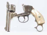 BOURNE KNUCKE DUSTER IVER JOHNSON Safety Automatic Hammerless REVOLVER .32 FINE with PEARL GRIPS! C&R - 7 of 18