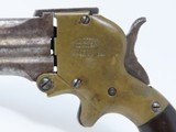 Rare Antique WILLIAM W. MARSTON Three Barrel .32 Caliber DERINGER Pistol UNIQUE 1860s Triple Barrel Superposed Defense Pistol - 3 of 18