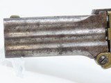 Rare Antique WILLIAM W. MARSTON Three Barrel .32 Caliber DERINGER Pistol UNIQUE 1860s Triple Barrel Superposed Defense Pistol - 5 of 18