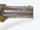 Rare Antique WILLIAM W. MARSTON Three Barrel .32 Caliber DERINGER Pistol UNIQUE 1860s Triple Barrel Superposed Defense Pistol - 18 of 18