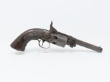 ANTEBELLUM Engraved MASSACHUSETTS ARMS Co. WESSON & LEAVITT Belt Revolver SCARCE; 1 of Only 1,000 Manufactured - 1 of 19