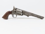 Engraved CHARLES CLEMENT Copy of a COLT Model 1851 NAVY PERCUSSION Revolver Manufactured in Liege, Belgium! - 20 of 23