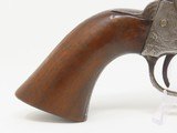 Engraved CHARLES CLEMENT Copy of a COLT Model 1851 NAVY PERCUSSION Revolver Manufactured in Liege, Belgium! - 21 of 23