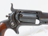 1856 Antique ANTEBELLUM COLT Model 1855 “ROOT” Side-Hammer POCKET Revolver W Great Cylinder Scene of Native Attack on Settler Cabin! - 3 of 17