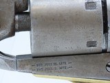 Antique COLT Model 1861 NAVY RICHARDS-MASON Conversion .38 Caliber REVOLVER SCARCE 1 of 2,200 Manufactured! - 5 of 18