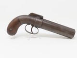 Antique MANHATTAN Six Barrel BAR HAMMER Percussion PEPPERBOX Revolver ANTEBELLUM Production Revolver from Norwich, Conn. - 15 of 18
