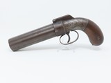 Antique MANHATTAN Six Barrel BAR HAMMER Percussion PEPPERBOX Revolver ANTEBELLUM Production Revolver from Norwich, Conn. - 2 of 18