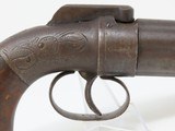 Antique MANHATTAN Six Barrel BAR HAMMER Percussion PEPPERBOX Revolver ANTEBELLUM Production Revolver from Norwich, Conn. - 17 of 18