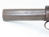 Antique MANHATTAN Six Barrel BAR HAMMER Percussion PEPPERBOX Revolver ANTEBELLUM Production Revolver from Norwich, Conn. - 5 of 18