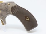 NICKEL & GOLD Antique J.M. MARLIN “38 Standard 1878” SPUR TRIGGER Revolver Early 1880s Sidearm from JM Marlin! - 2 of 18