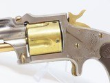 NICKEL & GOLD Antique J.M. MARLIN “38 Standard 1878” SPUR TRIGGER Revolver Early 1880s Sidearm from JM Marlin! - 3 of 18