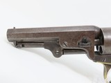 Antique J.M. COOPER .31 Caliber DOUBLE ACTION POCKET Revolver CIVIL WAR ERA Early Double Action 1849-like Percussion Revolver - 4 of 18