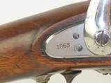 Antique CIVIL WAR William MUIR Contract Model 1861 EVERYMAN’S Rifle-MUSKET
“1863” Dated Lock and “1864” Barrel - 9 of 23
