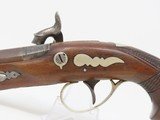 Engraved SEAVER Marked DERINGER Percussion Pistol Period & Quality Copy of Henry Deringer’s Famous Pistol - 16 of 17