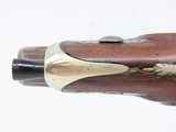 Engraved SEAVER Marked DERINGER Percussion Pistol Period & Quality Copy of Henry Deringer’s Famous Pistol - 9 of 17