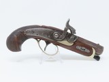 Engraved SEAVER Marked DERINGER Percussion Pistol Period & Quality Copy of Henry Deringer’s Famous Pistol - 1 of 17