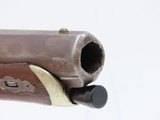 Engraved SEAVER Marked DERINGER Percussion Pistol Period & Quality Copy of Henry Deringer’s Famous Pistol - 6 of 17