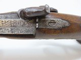 ENGRAVED Antique DERINGER Percussion Pistol “R.A.C.” Marked Period & Quality Copy of Henry Deringer’s Famous Pistol - 7 of 16