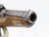 ENGRAVED Antique DERINGER Percussion Pistol “R.A.C.” Marked Period & Quality Copy of Henry Deringer’s Famous Pistol - 5 of 16
