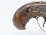 ENGRAVED Antique DERINGER Percussion Pistol “R.A.C.” Marked Period & Quality Copy of Henry Deringer’s Famous Pistol - 2 of 16