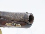 ENGRAVED Antique JOHN WURFFLEIN PHILADELPHIA DERINGER Percussion Pistol Contemporary of Henry Deringer’s - 5 of 15
