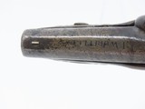 ENGRAVED Antique JOHN WURFFLEIN PHILADELPHIA DERINGER Percussion Pistol Contemporary of Henry Deringer’s - 8 of 15