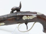 ENGRAVED Antique JOHN WURFFLEIN PHILADELPHIA DERINGER Percussion Pistol Contemporary of Henry Deringer’s - 14 of 15