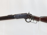 c1880 .44 WINCHESTER Model 1873 Lever Action Antique SADDLE RING CARBINESecond Model Repeating Rifle Chambered In .44-40 WCF - 1 of 21