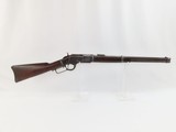 c1880 .44 WINCHESTER Model 1873 Lever Action Antique SADDLE RING CARBINESecond Model Repeating Rifle Chambered In .44-40 WCF - 16 of 21