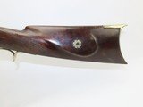 Troy, New York Antique LONG RIFLE by NELSON LEWIS .45 Caliber 1800sShort Barreled “Long Rifle” made in TROY, NEW YORK! - 16 of 18