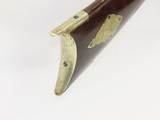 Troy, New York Antique LONG RIFLE by NELSON LEWIS .45 Caliber 1800sShort Barreled “Long Rifle” made in TROY, NEW YORK! - 6 of 18