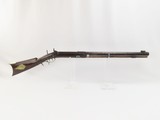 Troy, New York Antique LONG RIFLE by NELSON LEWIS .45 Caliber 1800sShort Barreled “Long Rifle” made in TROY, NEW YORK! - 2 of 18