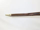 Troy, New York Antique LONG RIFLE by NELSON LEWIS .45 Caliber 1800sShort Barreled “Long Rifle” made in TROY, NEW YORK! - 12 of 18