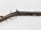 Troy, New York Antique LONG RIFLE by NELSON LEWIS .45 Caliber 1800sShort Barreled “Long Rifle” made in TROY, NEW YORK! - 1 of 18