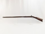 MAPLE STOCKED Antique FULL STOCK Percussion LONG RIFLE 1800s .38 Caliber Kentucky Long Rifle Made Circa the 1840s - 14 of 20