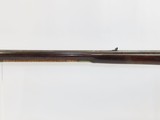 MAPLE STOCKED Antique FULL STOCK Percussion LONG RIFLE 1800s .38 Caliber Kentucky Long Rifle Made Circa the 1840s - 17 of 20