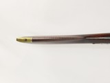 MAPLE STOCKED Antique FULL STOCK Percussion LONG RIFLE 1800s .38 Caliber Kentucky Long Rifle Made Circa the 1840s - 11 of 20