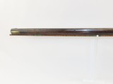 MAPLE STOCKED Antique FULL STOCK Percussion LONG RIFLE 1800s .38 Caliber Kentucky Long Rifle Made Circa the 1840s - 18 of 20