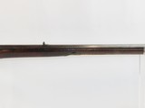 MAPLE STOCKED Antique FULL STOCK Percussion LONG RIFLE 1800s .38 Caliber Kentucky Long Rifle Made Circa the 1840s - 5 of 20