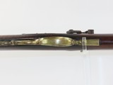 MAPLE STOCKED Antique FULL STOCK Percussion LONG RIFLE 1800s .38 Caliber Kentucky Long Rifle Made Circa the 1840s - 8 of 20