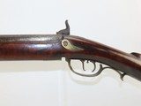 MAPLE STOCKED Antique FULL STOCK Percussion LONG RIFLE 1800s .38 Caliber Kentucky Long Rifle Made Circa the 1840s - 16 of 20