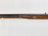 CHARLES PRETZSCH Antique HALF STOCK Percussion LONG RIFLE w/ GOULCHER Lock Mid-1800s POSEY COUNTY, INDIANA MADE Long Rifle! - 21 of 22