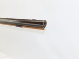 CHARLES PRETZSCH Antique HALF STOCK Percussion LONG RIFLE w/ GOULCHER Lock Mid-1800s POSEY COUNTY, INDIANA MADE Long Rifle! - 7 of 22