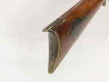 CHARLES PRETZSCH Antique HALF STOCK Percussion LONG RIFLE w/ GOULCHER Lock Mid-1800s POSEY COUNTY, INDIANA MADE Long Rifle! - 8 of 22