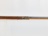 CHARLES PRETZSCH Antique HALF STOCK Percussion LONG RIFLE w/ GOULCHER Lock Mid-1800s POSEY COUNTY, INDIANA MADE Long Rifle! - 11 of 22