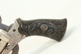 BK Marked Antique European ORNATE GRIP 7.5mm PINFIRE Self-Defense REVOLVER Mid-19th European FOLDING TRIGGER Sidearm - 2 of 17