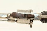 BK Marked Antique European ORNATE GRIP 7.5mm PINFIRE Self-Defense REVOLVER Mid-19th European FOLDING TRIGGER Sidearm - 12 of 17